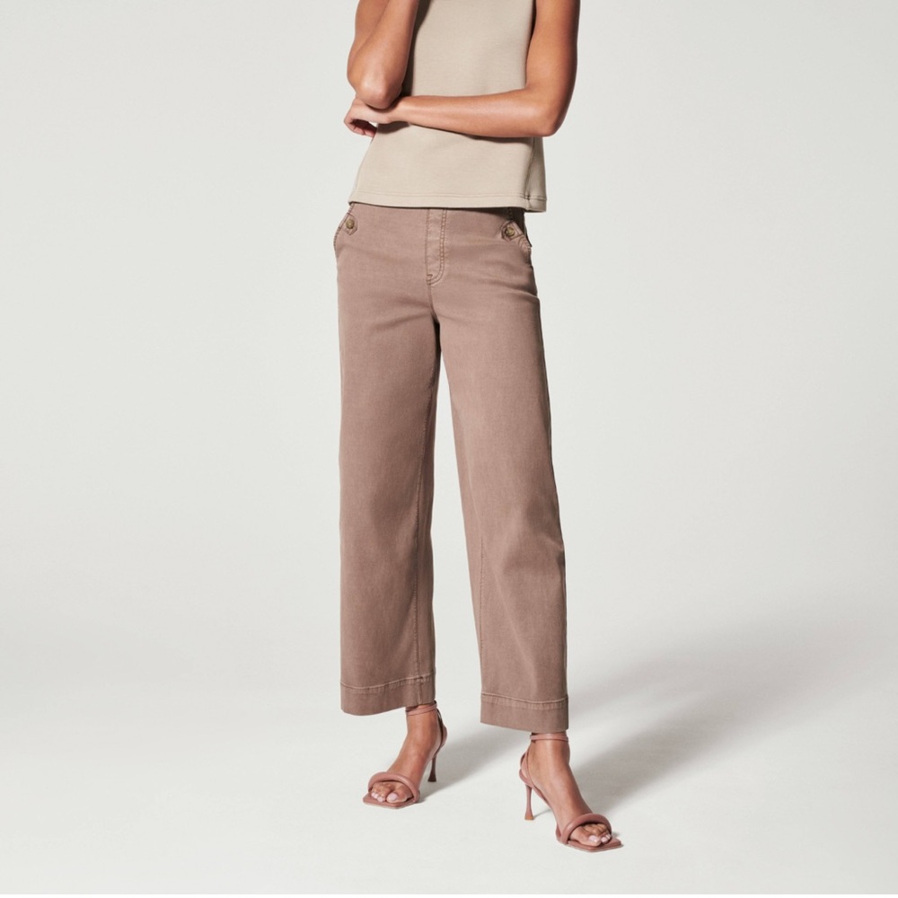 Spanx Stretch Twill Cropped Pants NWOT